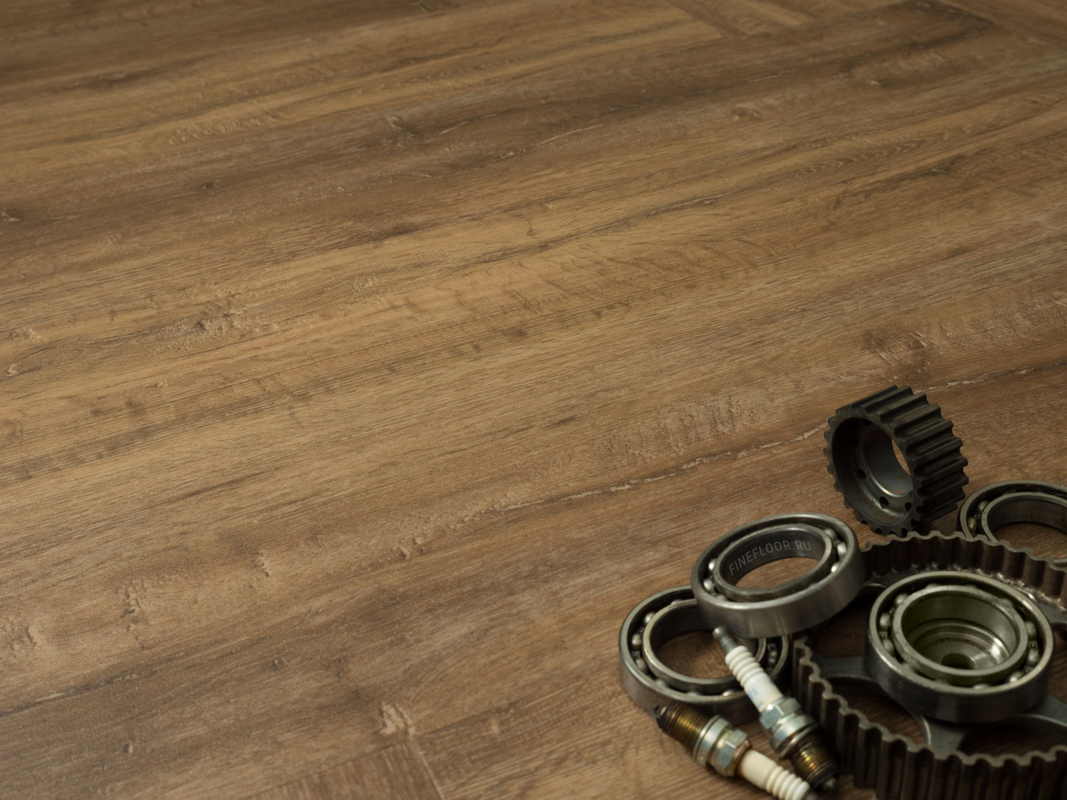 Кварцвиниловая плитка Fine Floor FF-1800 Gear FF-1806 Ассен