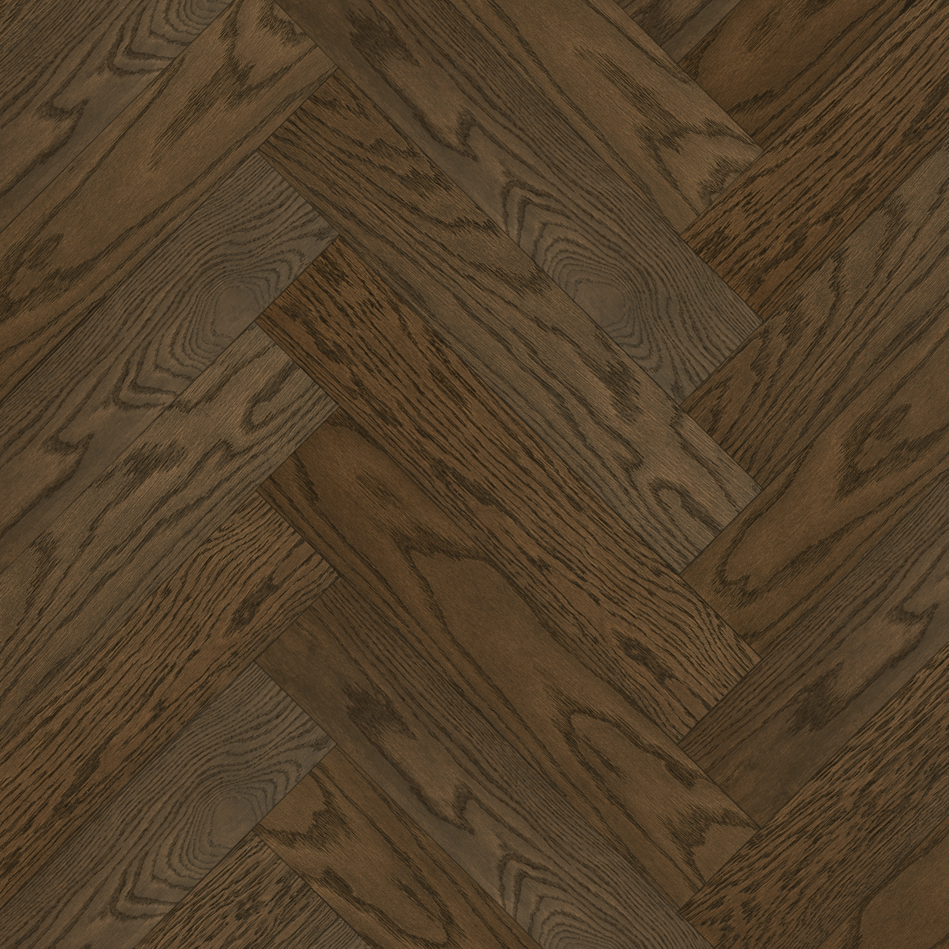 Паркетная доска Quartz Parquet Английская ёлка Дуб Брауни 33-413
