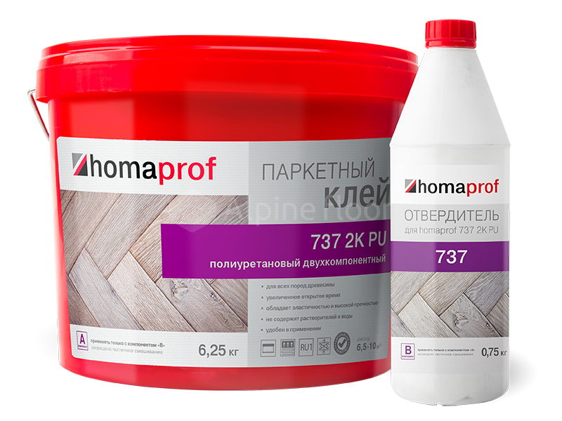 Клей HOMAPROF 737 2K PU 6,25+0,75кг