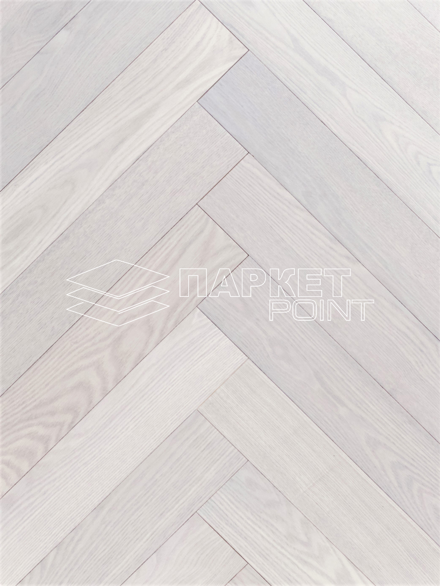 Инженерная доска Wood Bee Herringbone Ясень Мунлайт/Moonlight