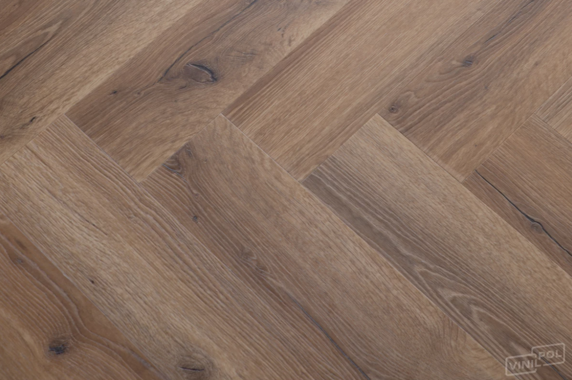 SPC ламинат VinilPol Herringbone 9933 Паркет Франческо