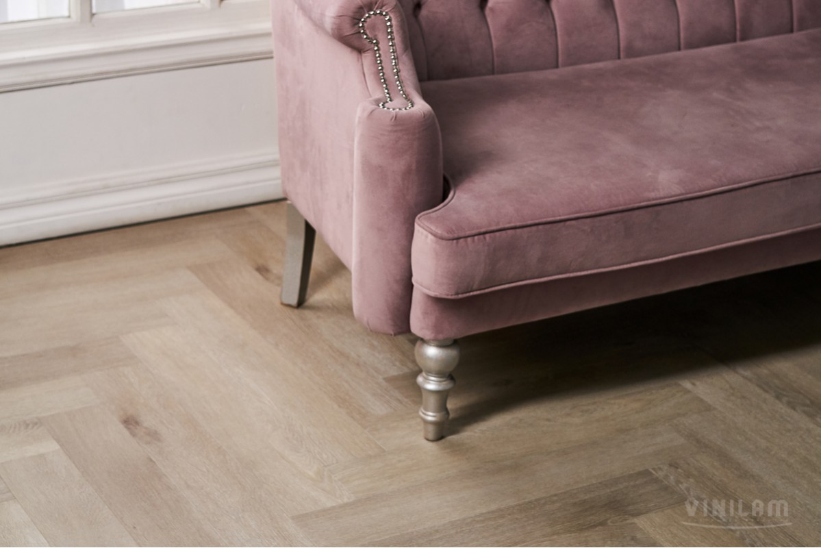 Виниловый пол Vinilam Parquet Herringbone Скандинавский Паркет IS11188